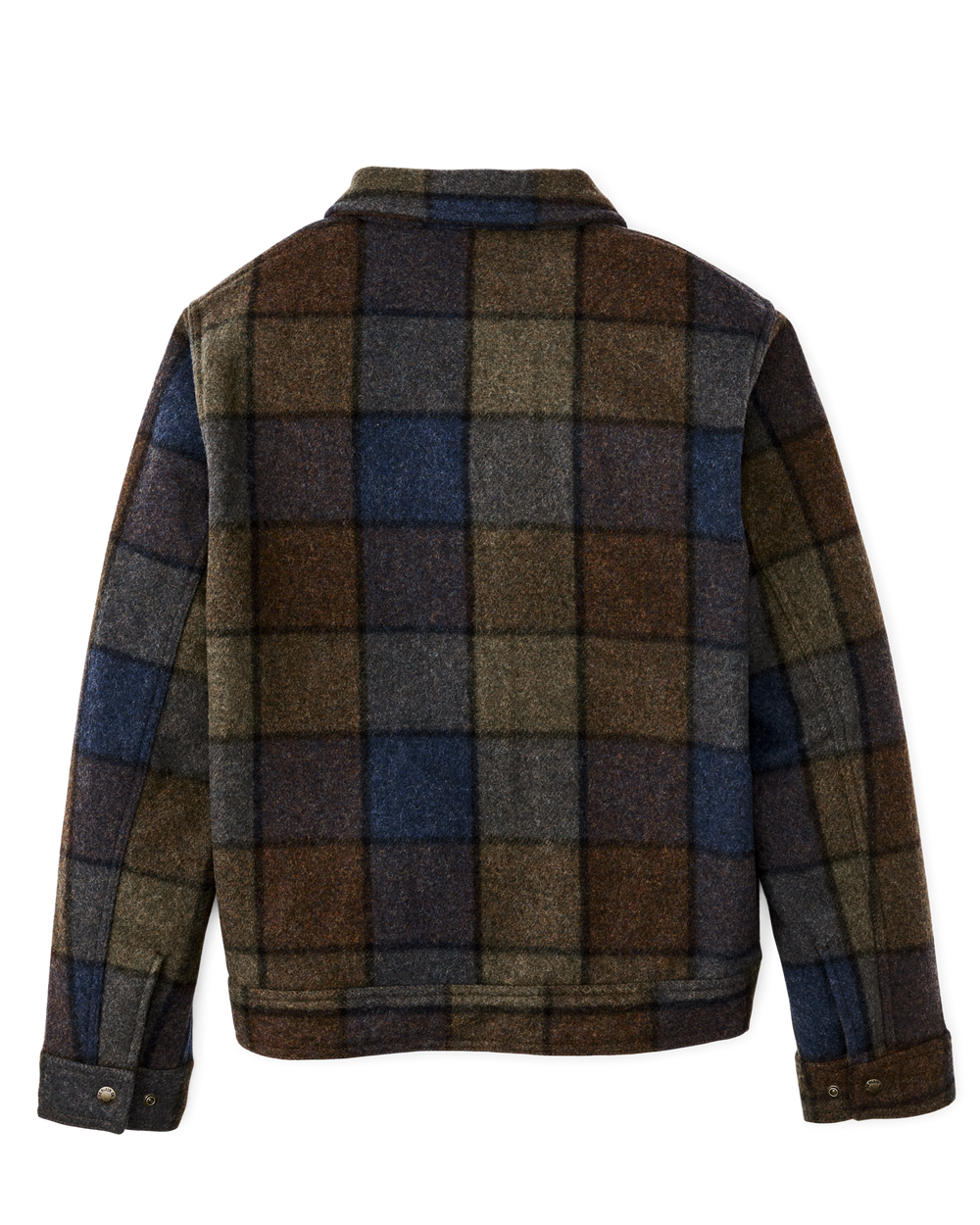 Mackinaw Wool Work Jacket - Blue / Brown / Gray Plaid