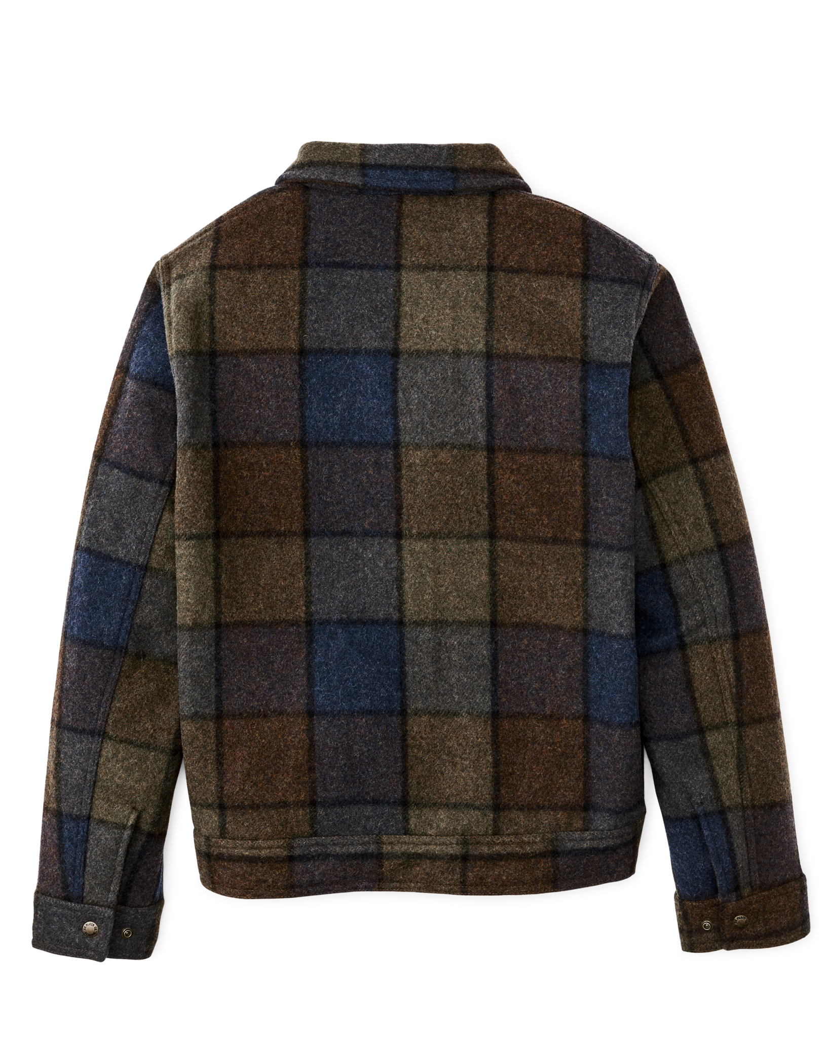 Mackinaw Wool Work Jacket - Blue / Brown / Gray Plaid