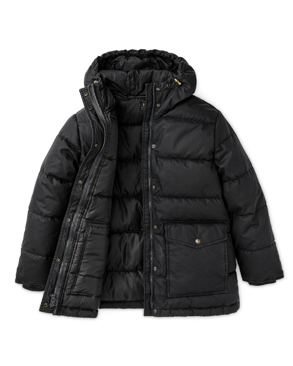 Women's Heritage Cotton Down Parka - Black