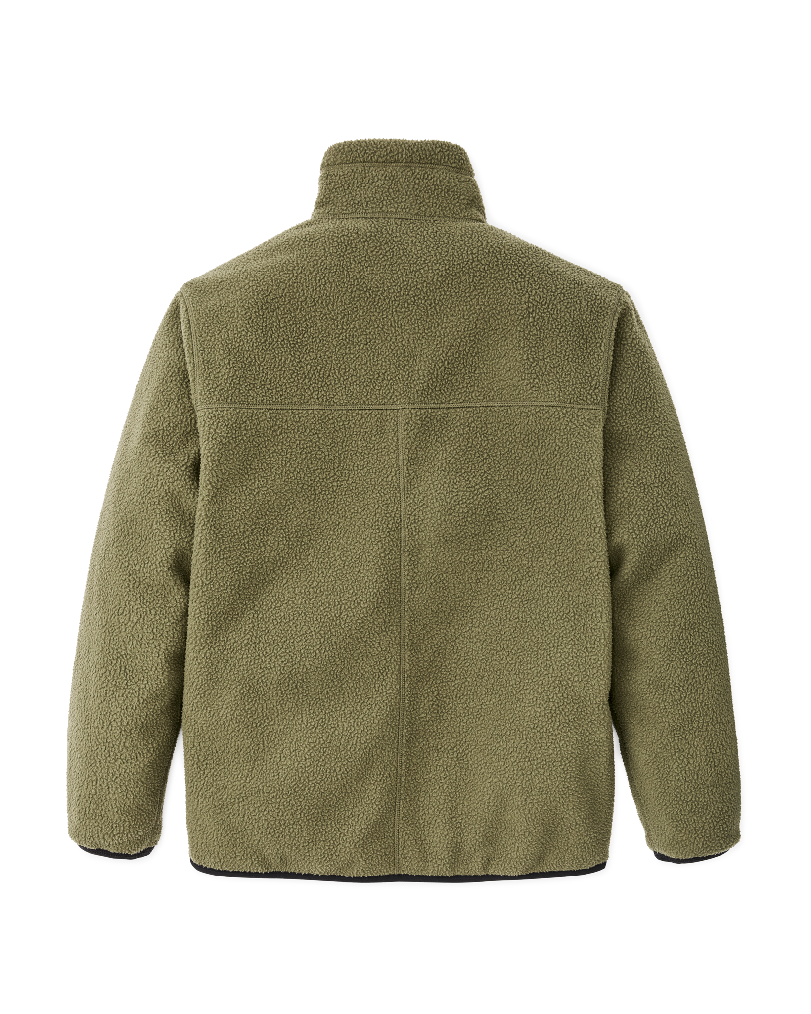 Reversible Pile Fleece Jacket - Dark Olive Drab