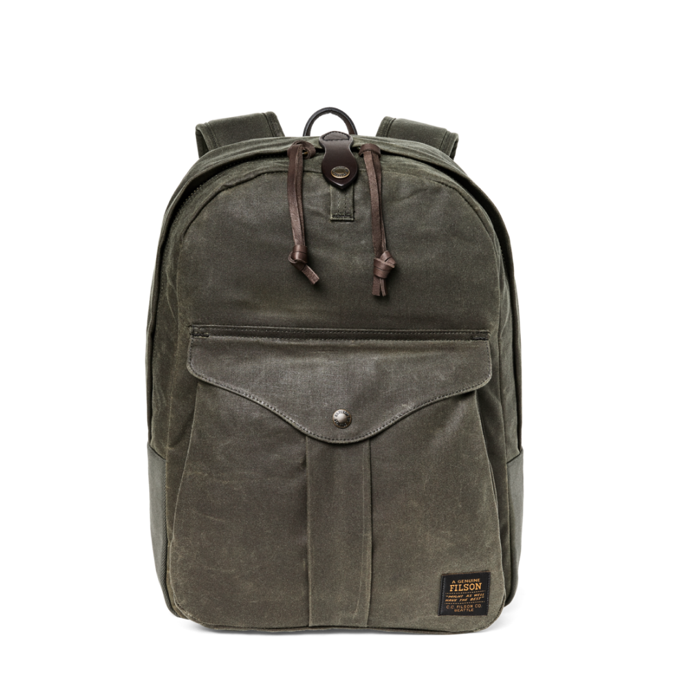 ballard calfskin leather backpack Heritage Leather Journeyman Backpack - Ballard Brown