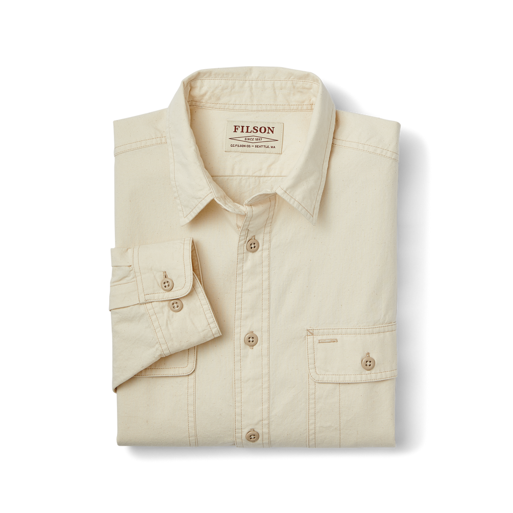 Alternate view of the Filson Kitsap Work Shirt - Natural