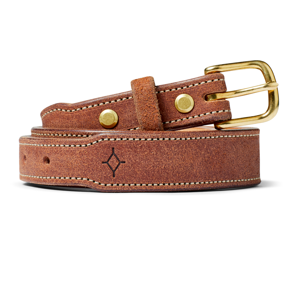 Alternate view of the Filson Ranchlands Rough Out Belt - Dark Brown