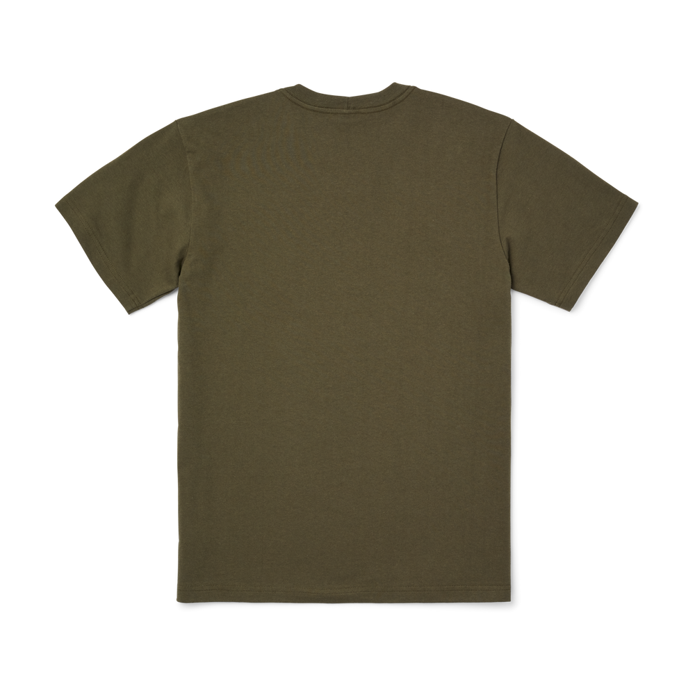Alternate view of the Filson Pioneer Graphic T-shirt - Otter Green / Bunyan Country
