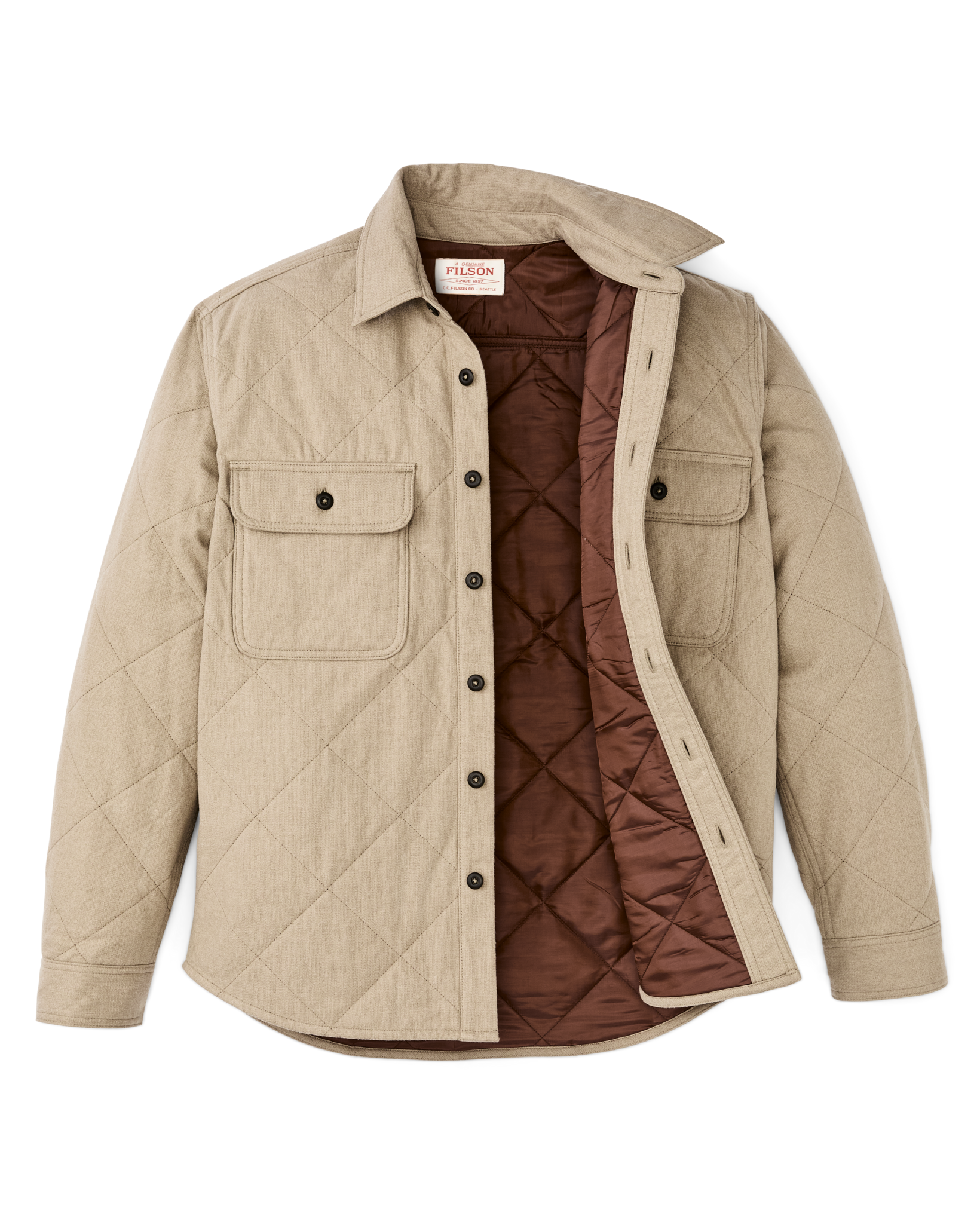 Insulated Flannel Shirt - Warm Khaki