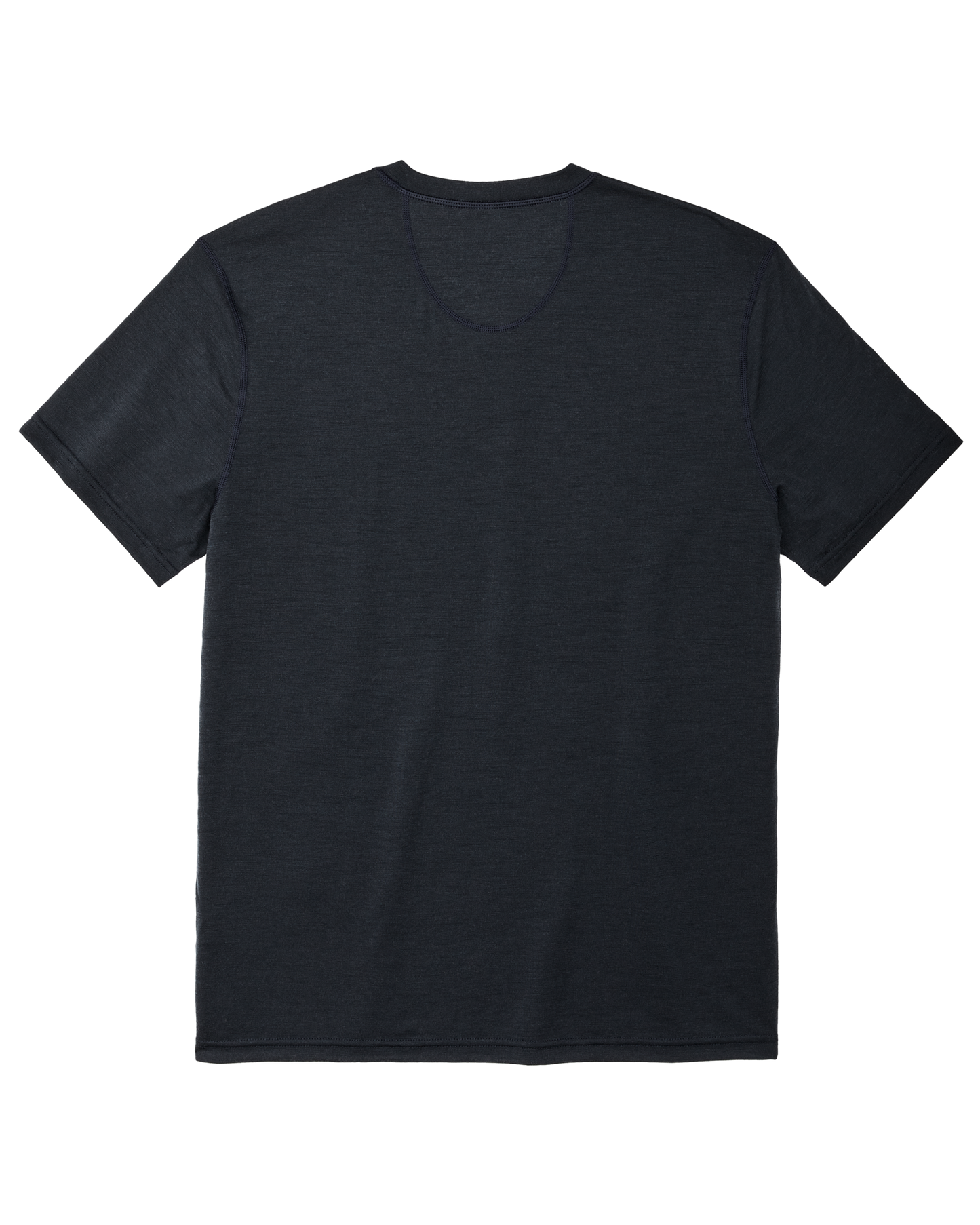 210g Merino Wool Short Sleeve Crewneck - Dark Navy