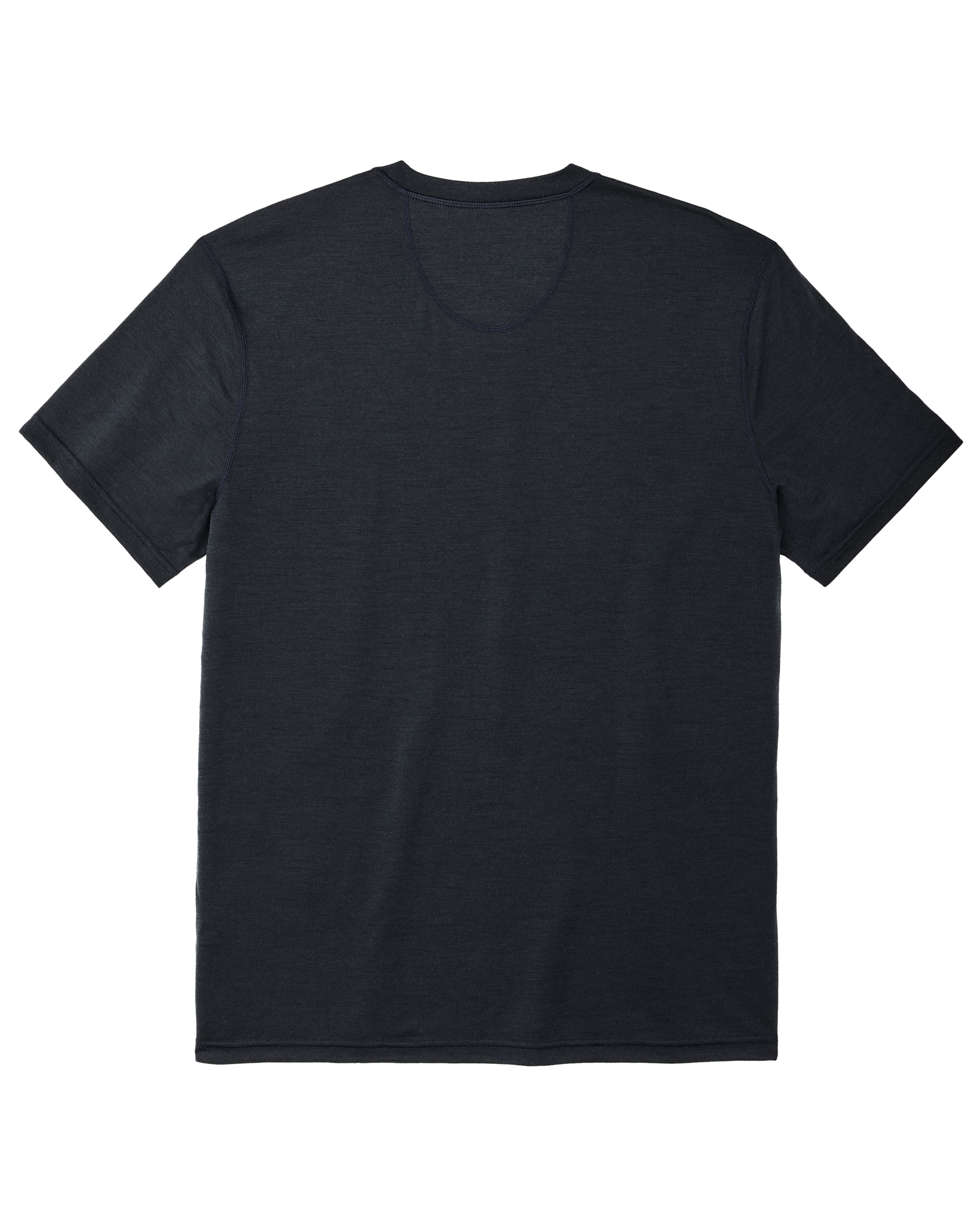 210g Merino Wool Short Sleeve Crewneck - Dark Navy