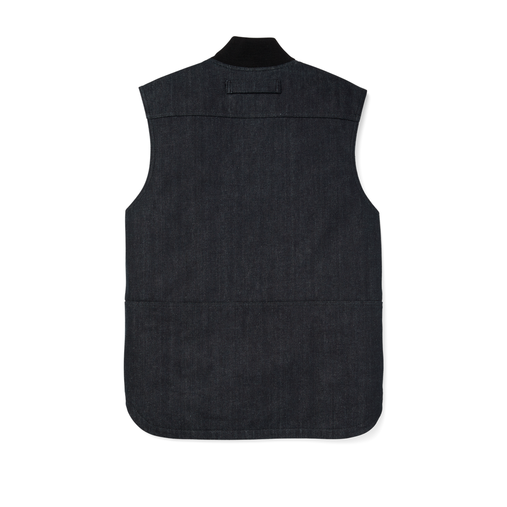 Alternate view of the Filson Denim Insulated Work Vest - Raw Indigo