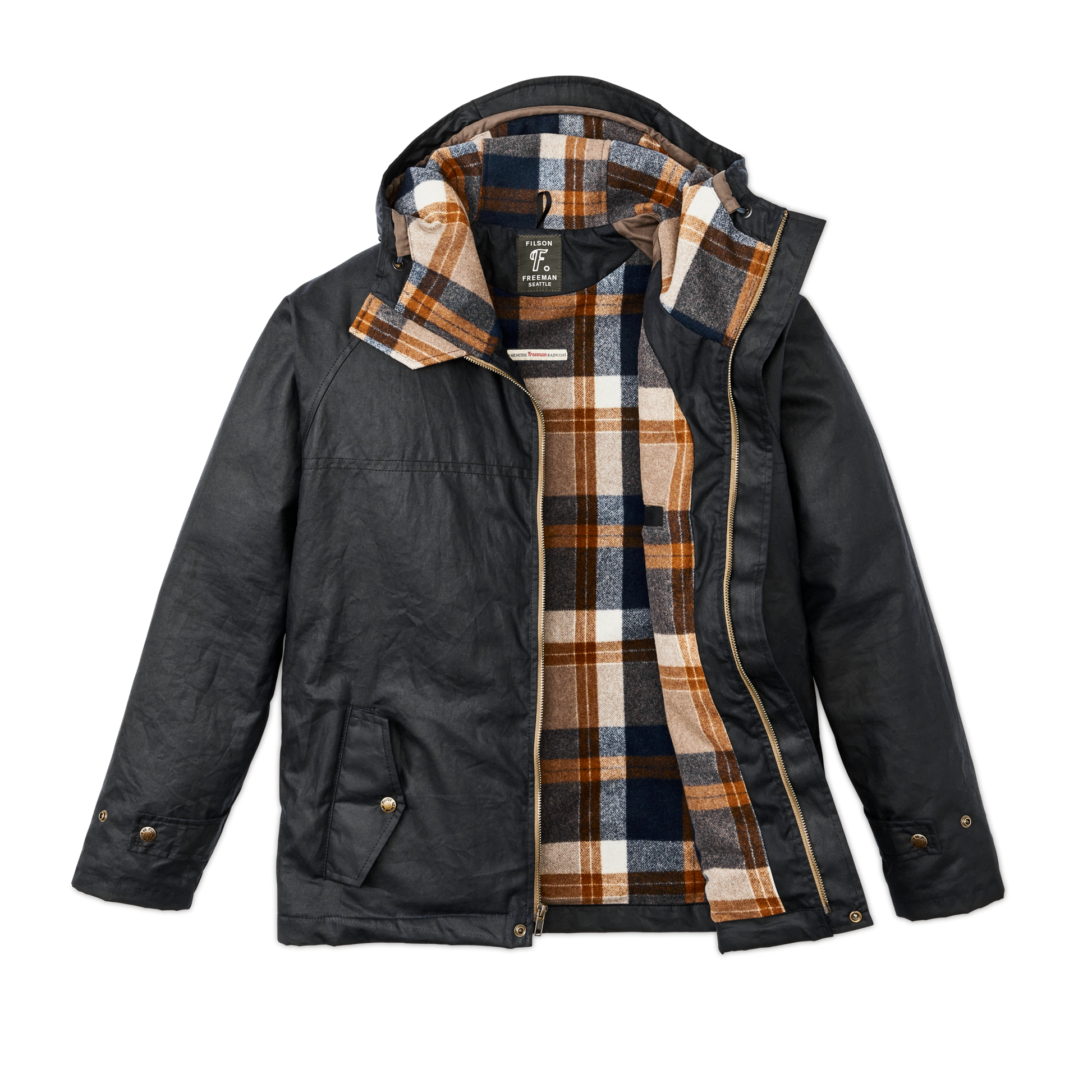 Filson X Freeman Wool Lined Raincoat | Filson Filson X Freeman Wool Lined Raincoat | Filson