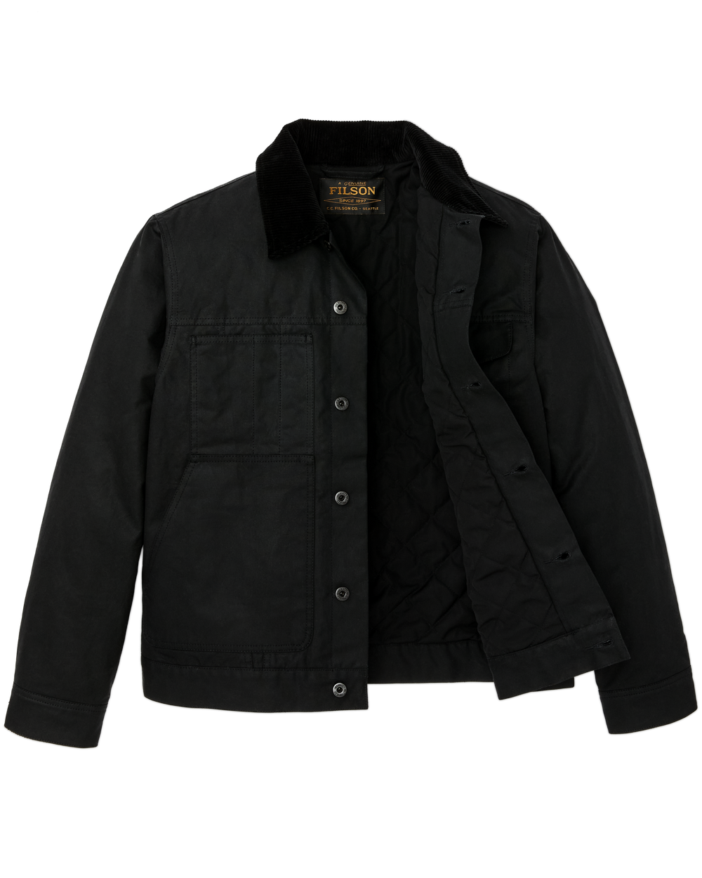 Insulated Short Cruiser Jacket - Black