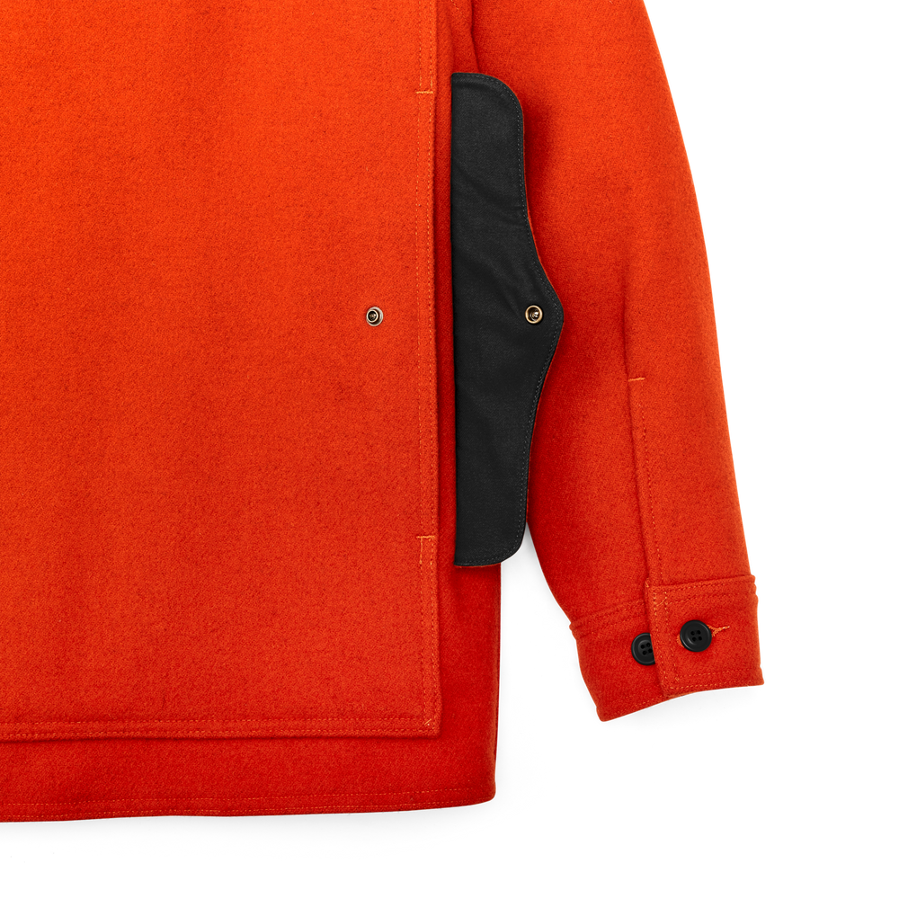 Alternate view of the Filson Mackinaw Wool Cruiser Jacket - Flame