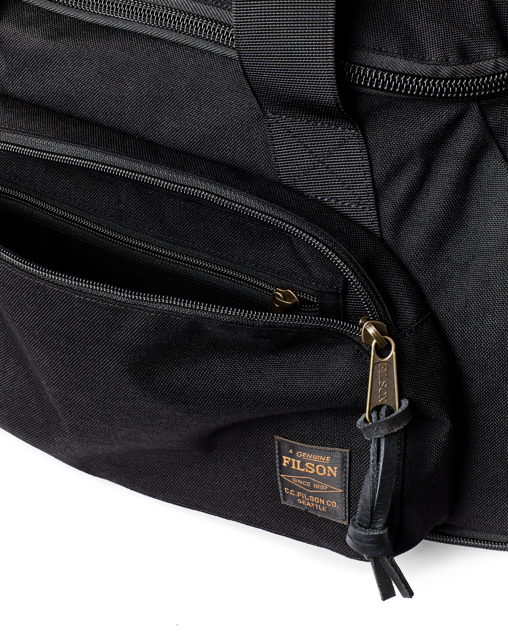 Alternate view of the Filson Dryden Duffle Pack - Black