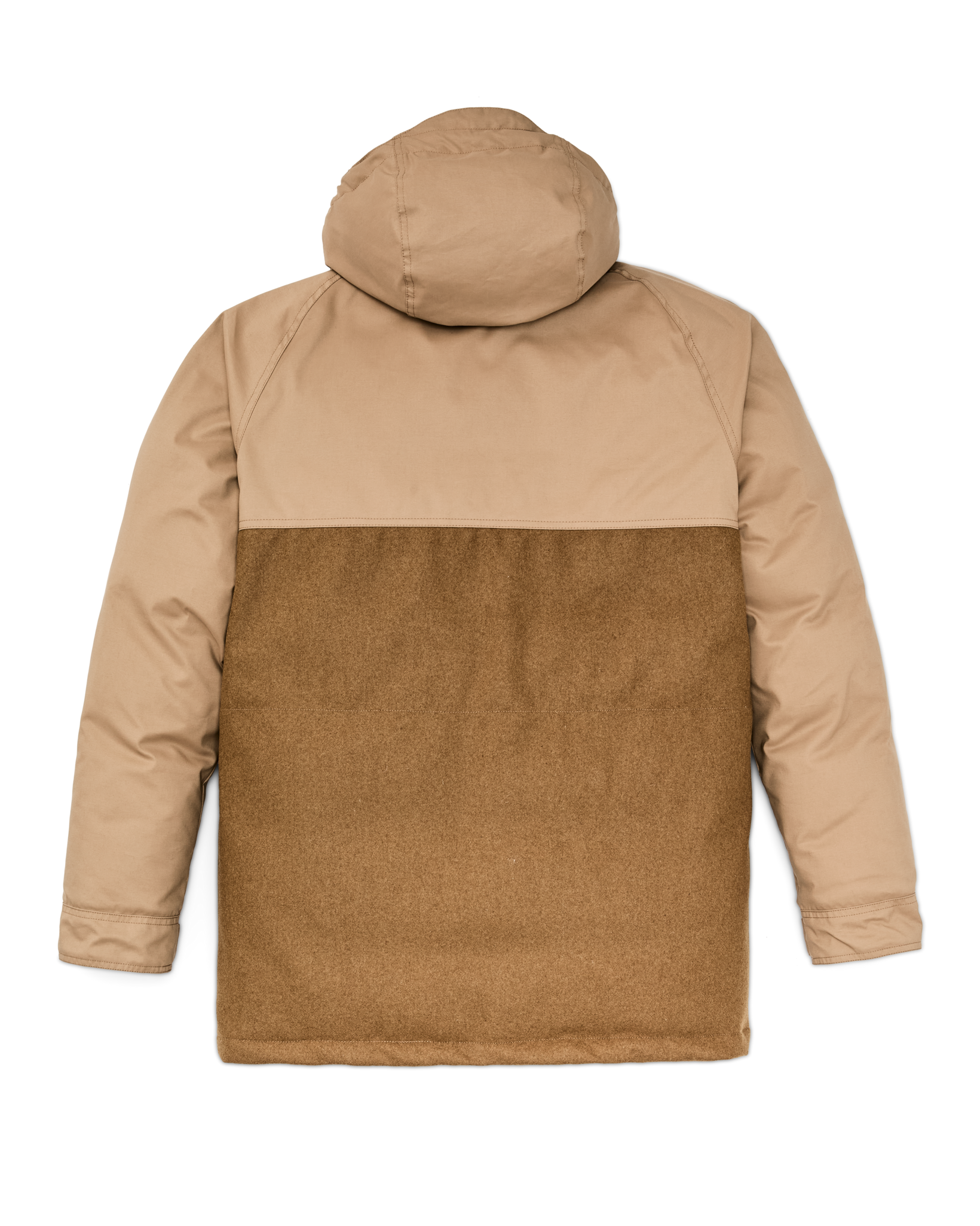 Filson X Crescent Down Works Parka - Dark Tan / Tan | Filson