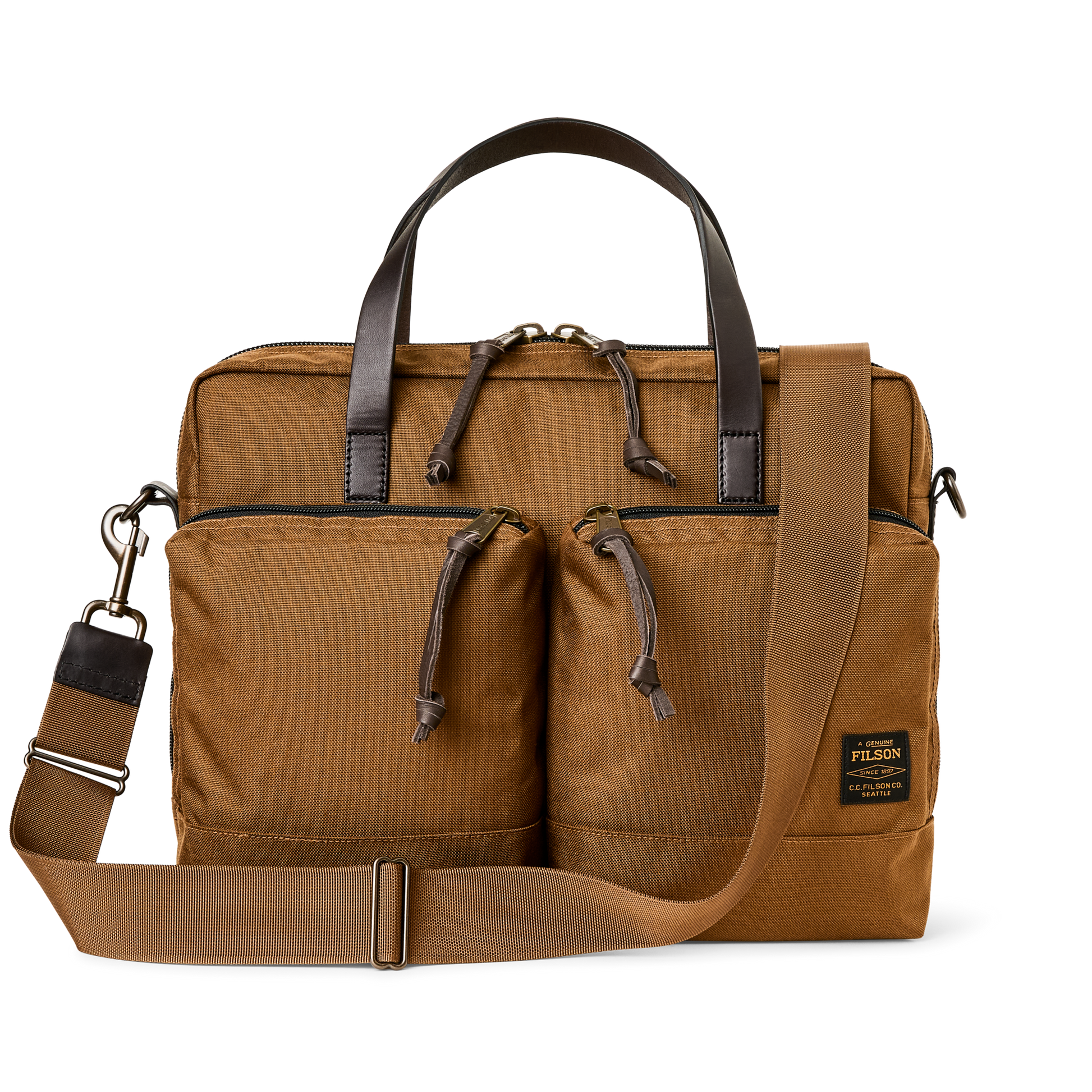 Dryden Briefcase - Whiskey | Filson Dryden Briefcase - Whiskey | Filson
