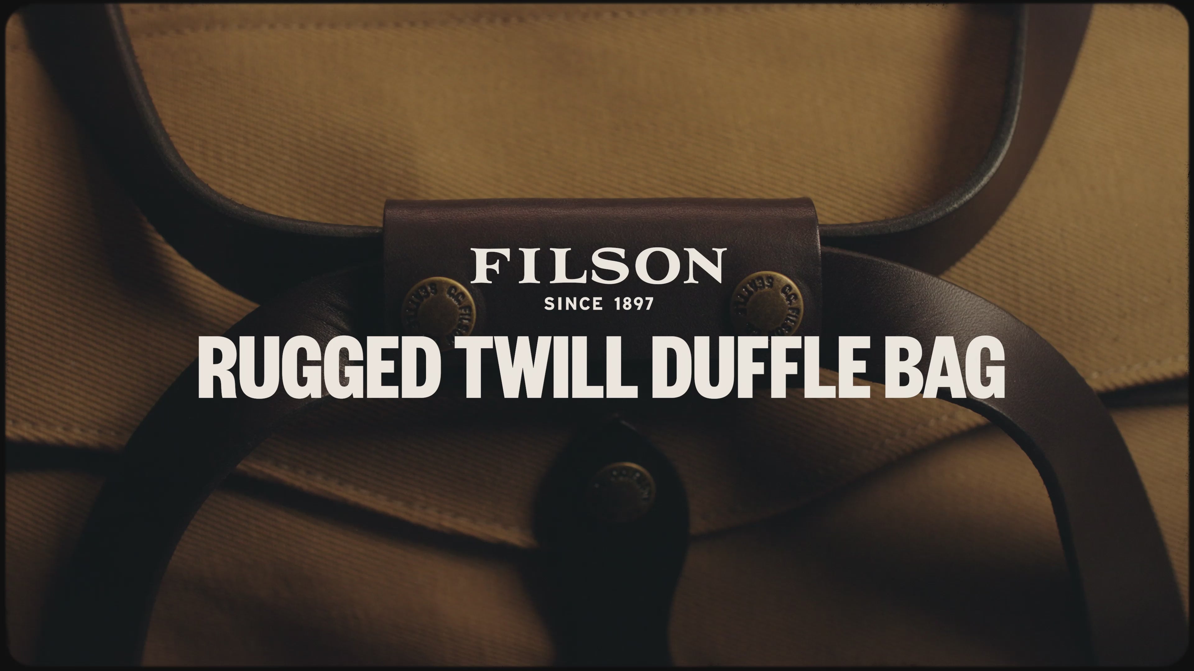 Load video: Jordon Nelson describes the features of the Rugged Twill Duffle Bag.